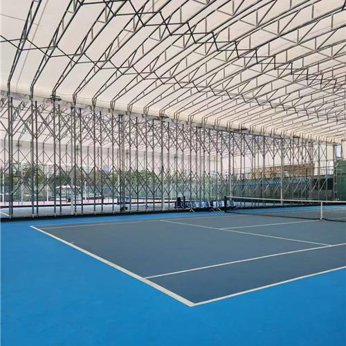 电动网球场棚