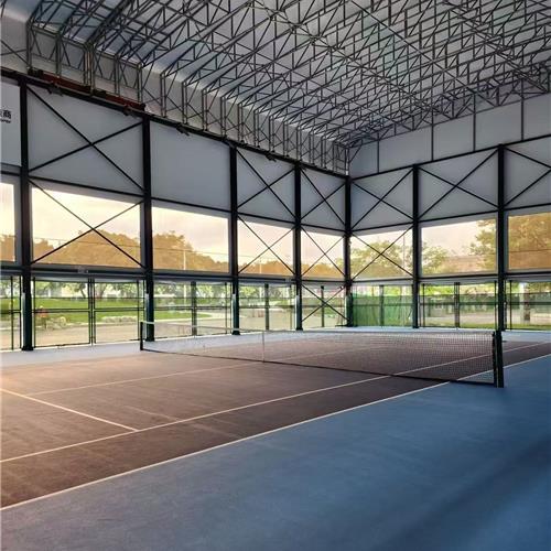 电动网球场棚