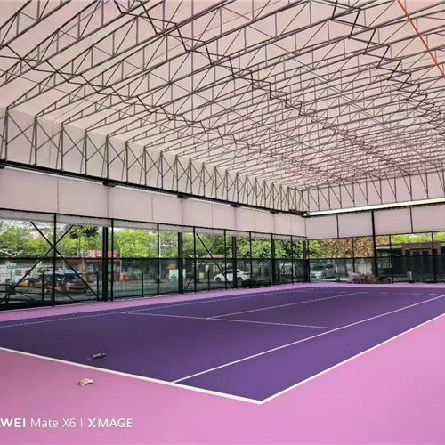 电动网球场棚