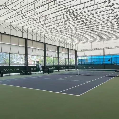 电动网球场棚